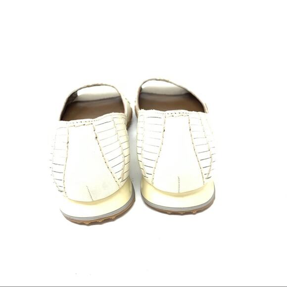 Cole Haan Air White Cream Leather Peep Open Toe Size 8.5AA - Picture 4 of 9